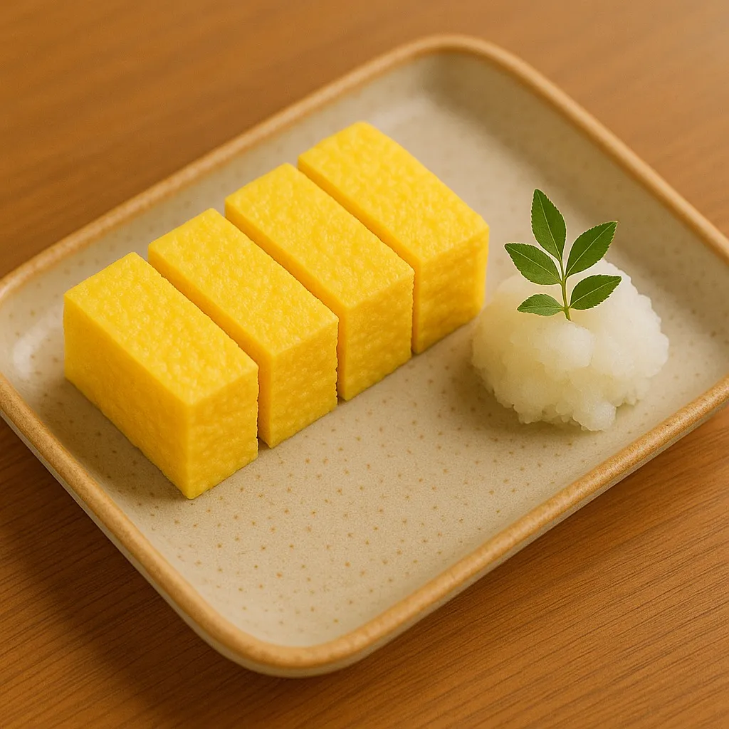 焼き立ての香りが広がるだし巻き玉子